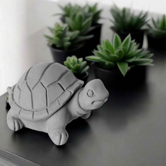 Handgefertigte Miniatur-Schildkrötenfiguren – Naturdeko mit Bedeutung