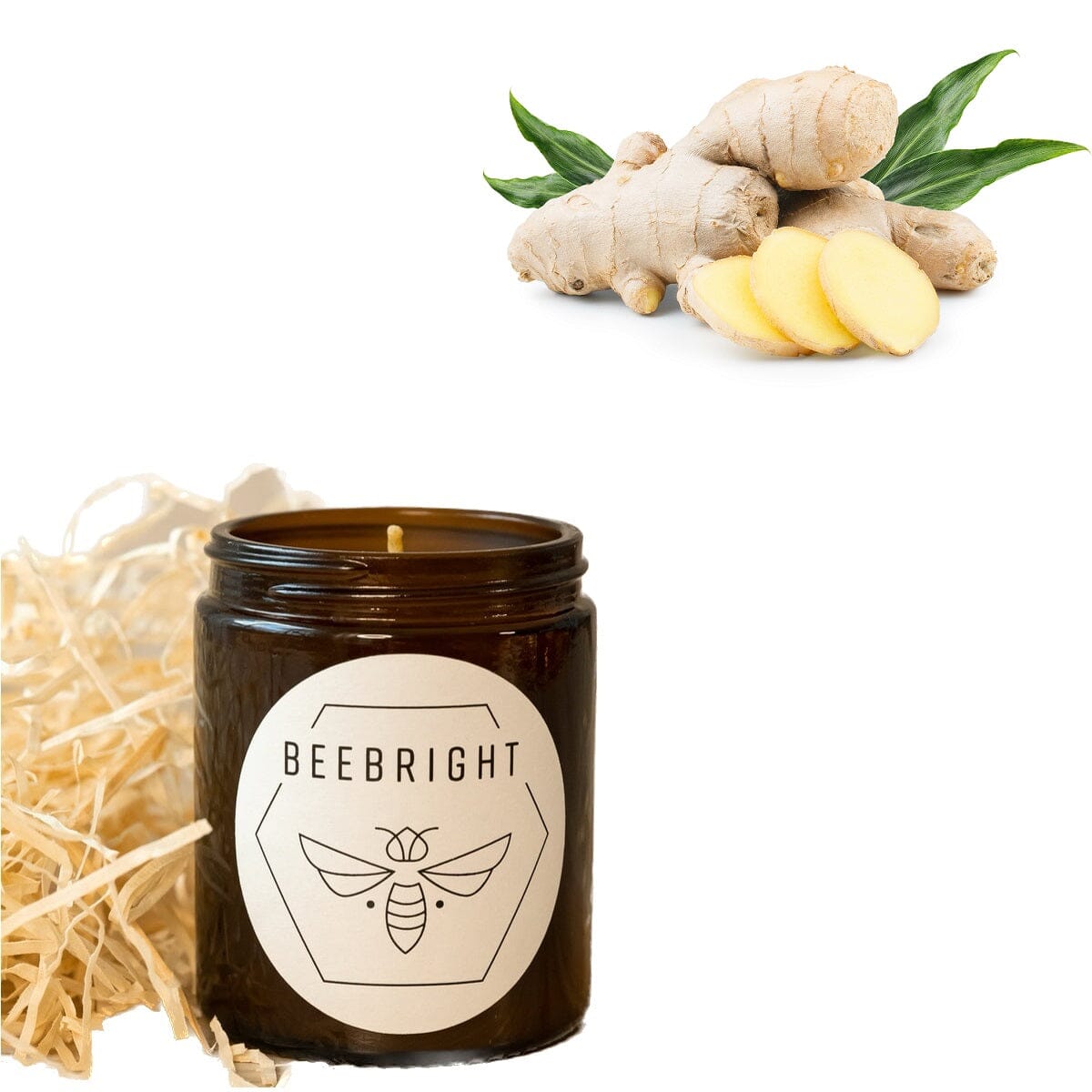 Handgemachte Bienenwachskerze - regional hergestellt