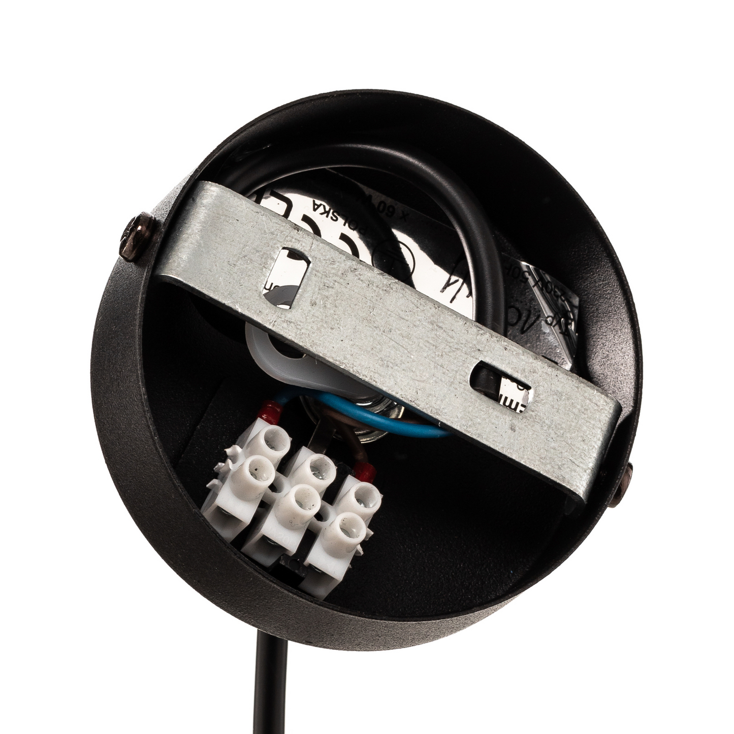 B-flokks Emibig hengilampi Jari, svartur og gullinn dúkskjár, 1 ljós, borðstofa