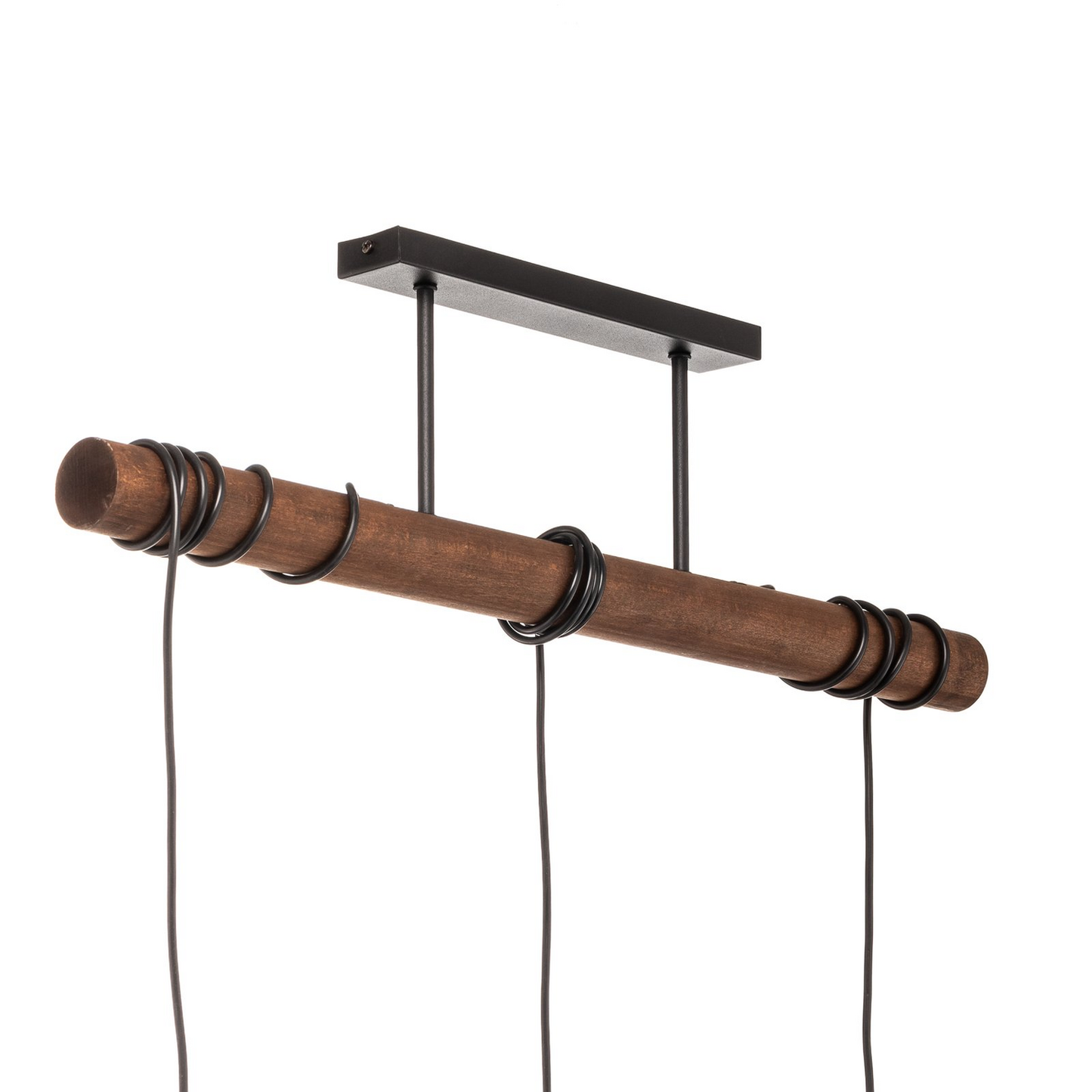 B-flokks Acero hengiljós með búrskjám, þriggja ljósa loftlampi, loftljós, lampi