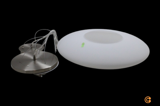 B-flokks hengiljós Blanc, loftlampi, loftljós. Sjá texta/mynd.