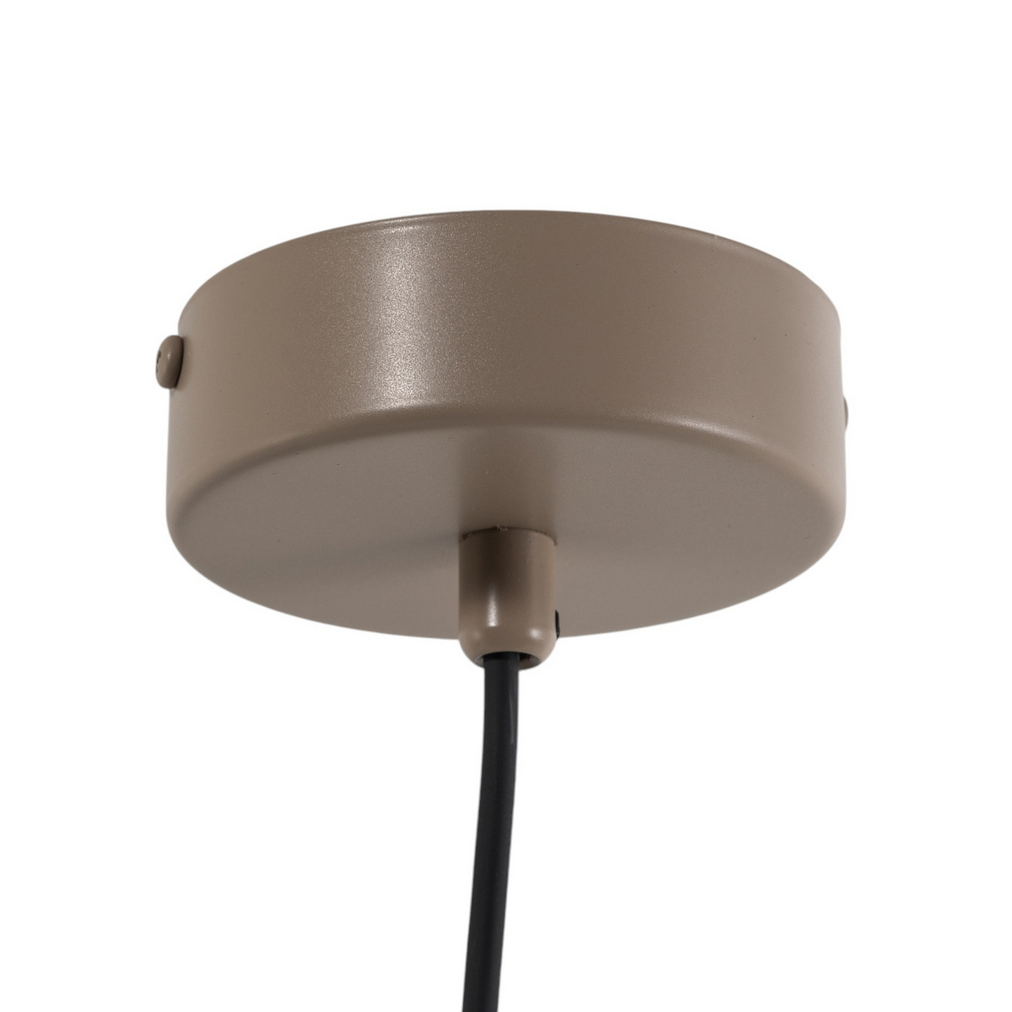 Hengiljós á lager, beige málmkeilulaga, E27, 24 cm lögun