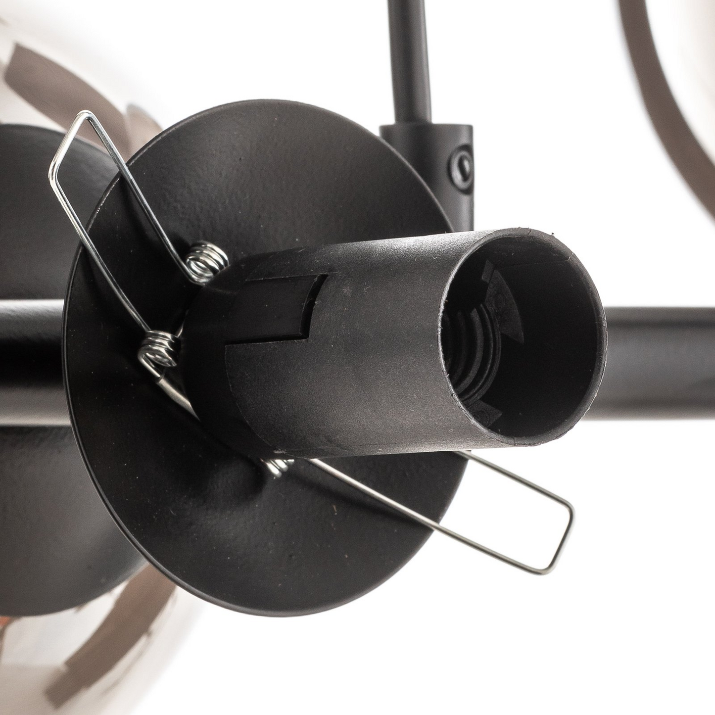 B-grade Euluna pendant light, hanging lamp, lamp, light, Glassy 8-light glass shade, graphite