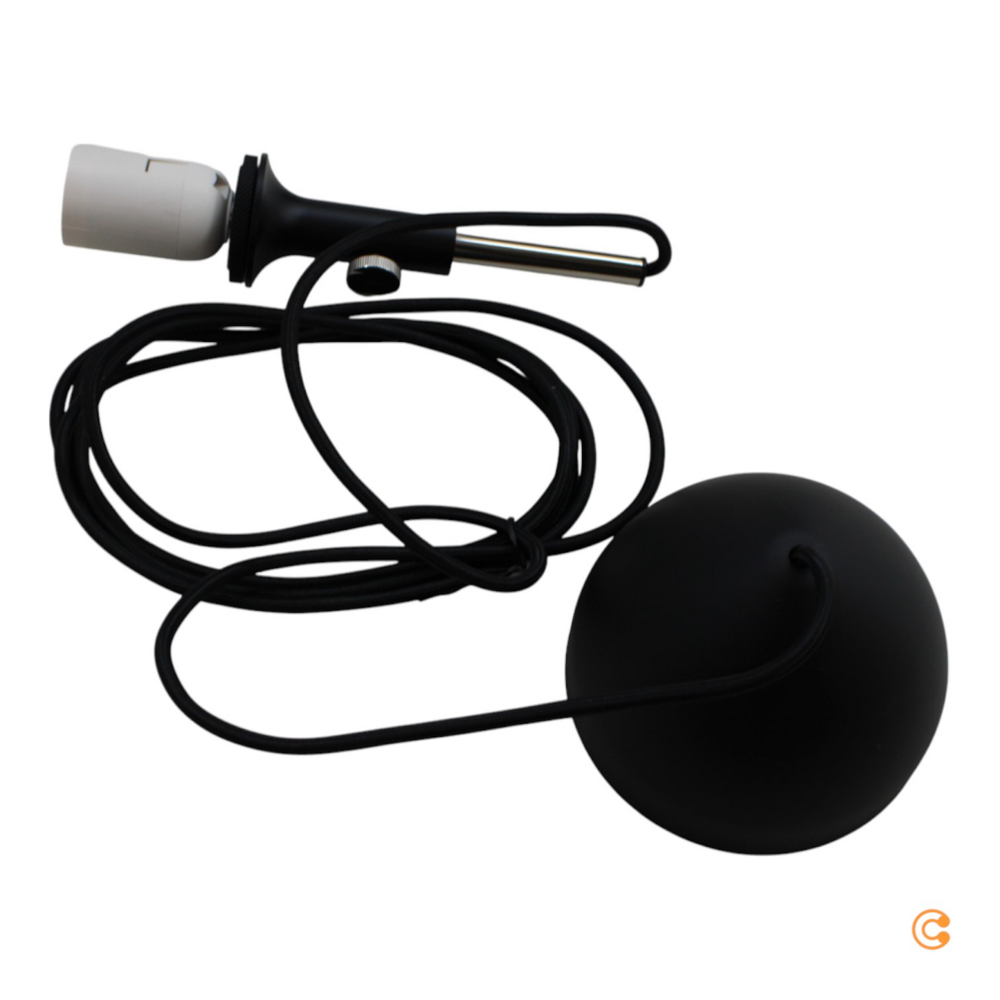 B-lager Dftp By Nordlux hengiljós Norbi svart ø 30 cm hengilampi ljóskastari