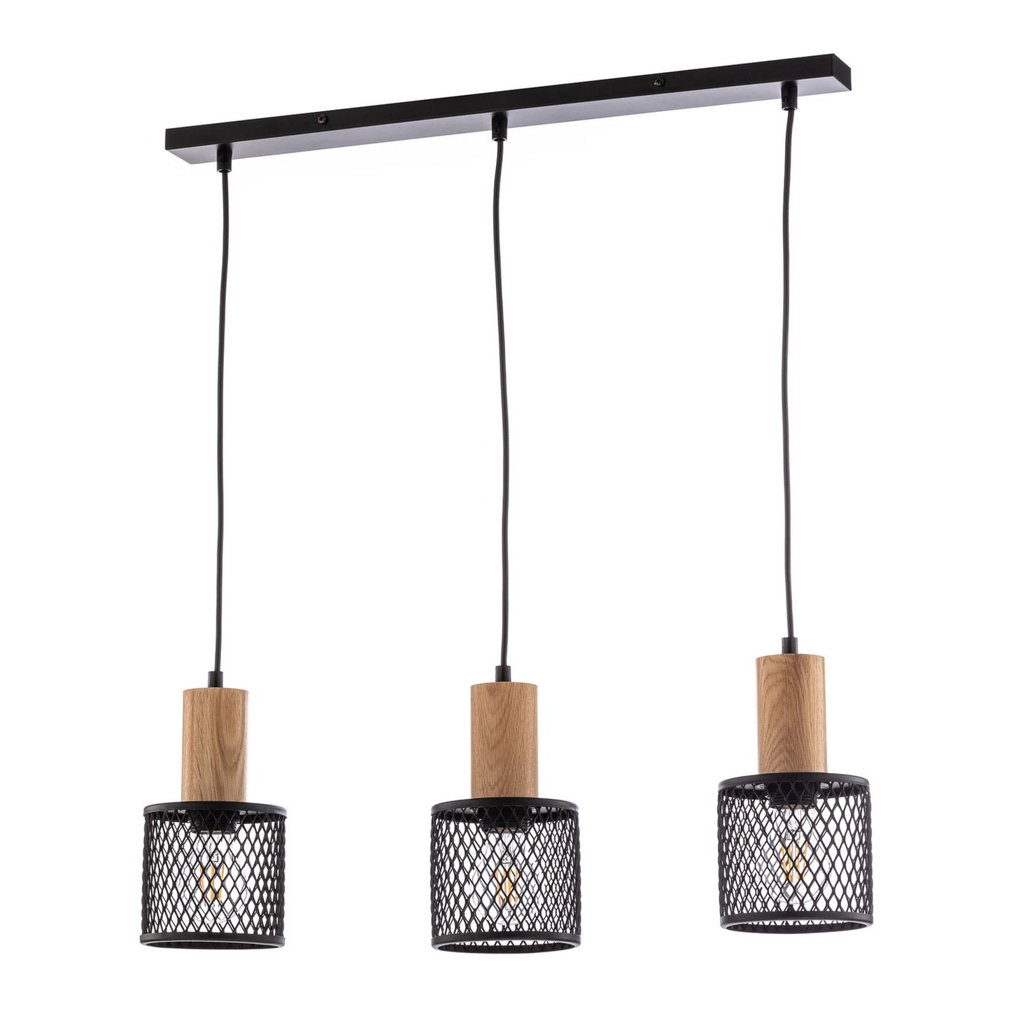 B-Ware Hängeleuchte Sobresa Mit Gitterschirm Dreiflammig Deckenlampe Deckenleuchte Spot