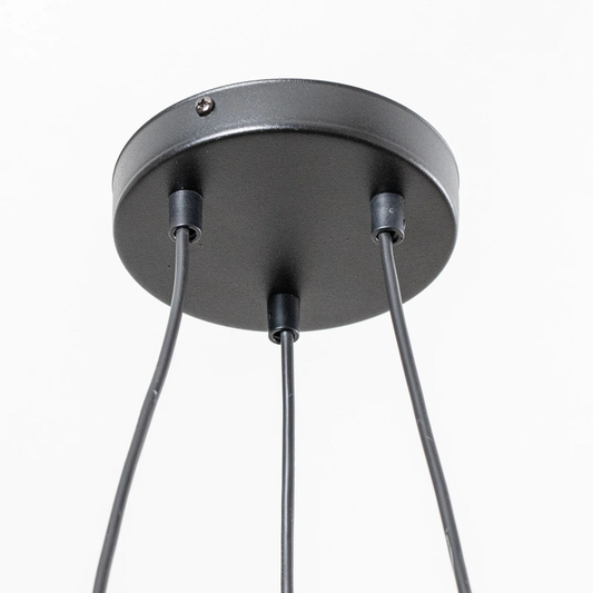 Hengiljós frá Emibig Lighting, Starlit, 6 perur, ø64 cm, svart málm, Gx53