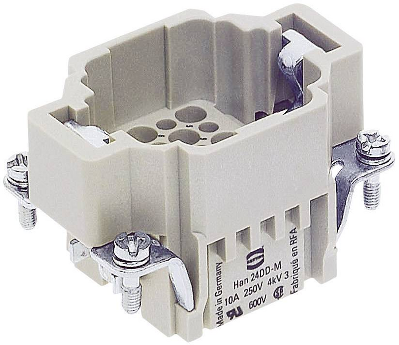 B-grade Harting pin insert connector Han industrial rectangular connector plug