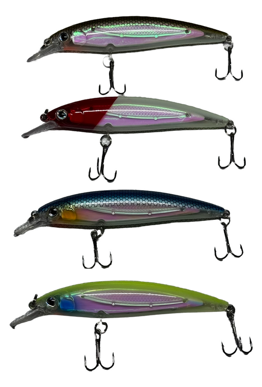 Kunstköder Hardbait - 11cm 14g - Wobbler Angelköder Köder Forelle Zander Barsch Set Angelzubehör