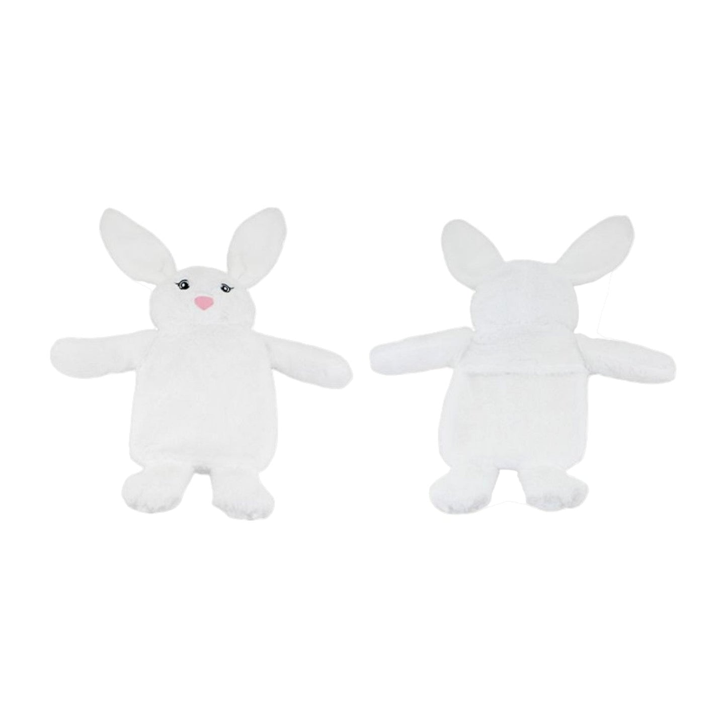 Kinder Wärmflasche 1L mit Tiermotiv » weicher Fell Bezug » Körperwärmer » flauschiges Heizkissen für Kinder