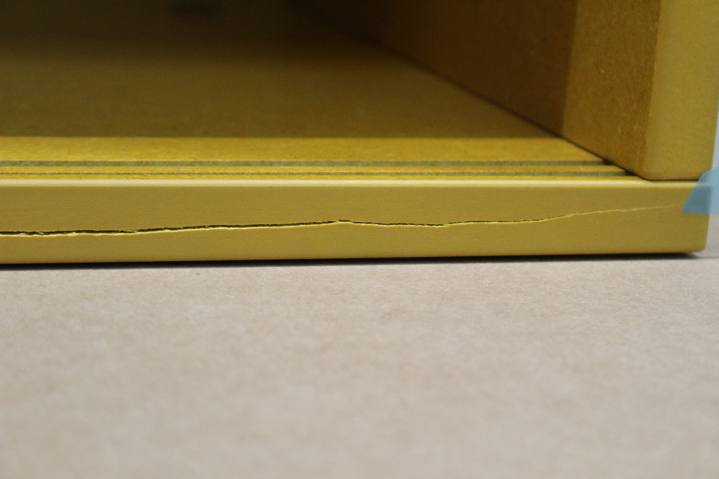 B-grade Hay cabinet, chest of drawers, sideboard, yellow, 130x75 cm. See text/photos.