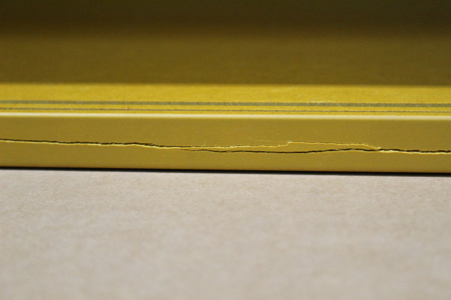 B-grade Hay cabinet, chest of drawers, sideboard, yellow, 130x75 cm. See text/photos.