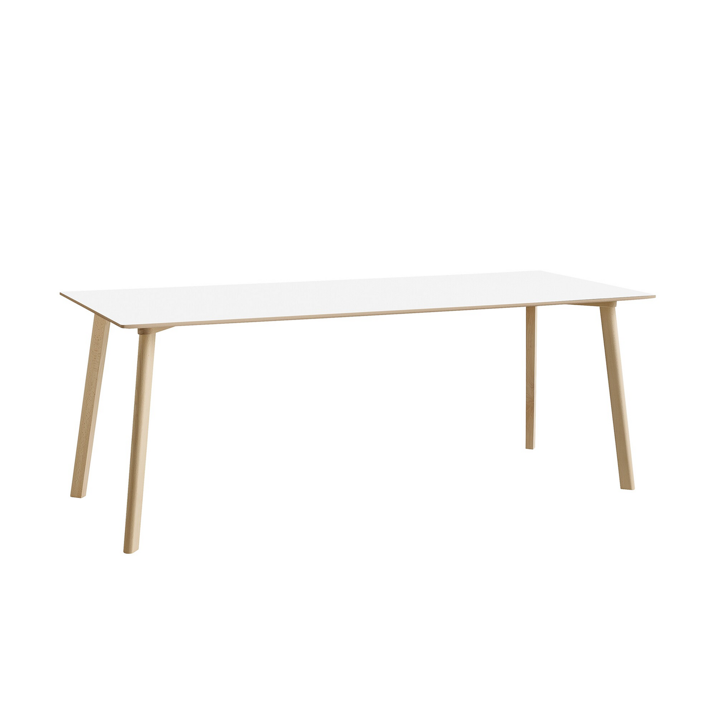 B-flokks Hay Copenhague Deux Cph210 borð, borðstofuborð, perluhvítt, beyki, 200x75 cm