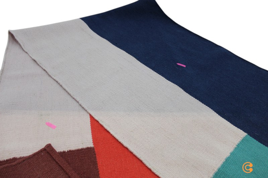 B-flokks Hay Ethan Cook Flat Works teppi, teppi fyrir stofu. Sjá texta/mynd.