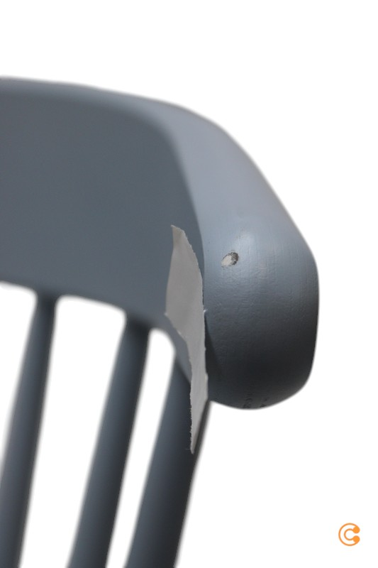 B-flokks Hay J104 stóll, skiferblár, borðstofustóll, sæti, sjá texta/mynd