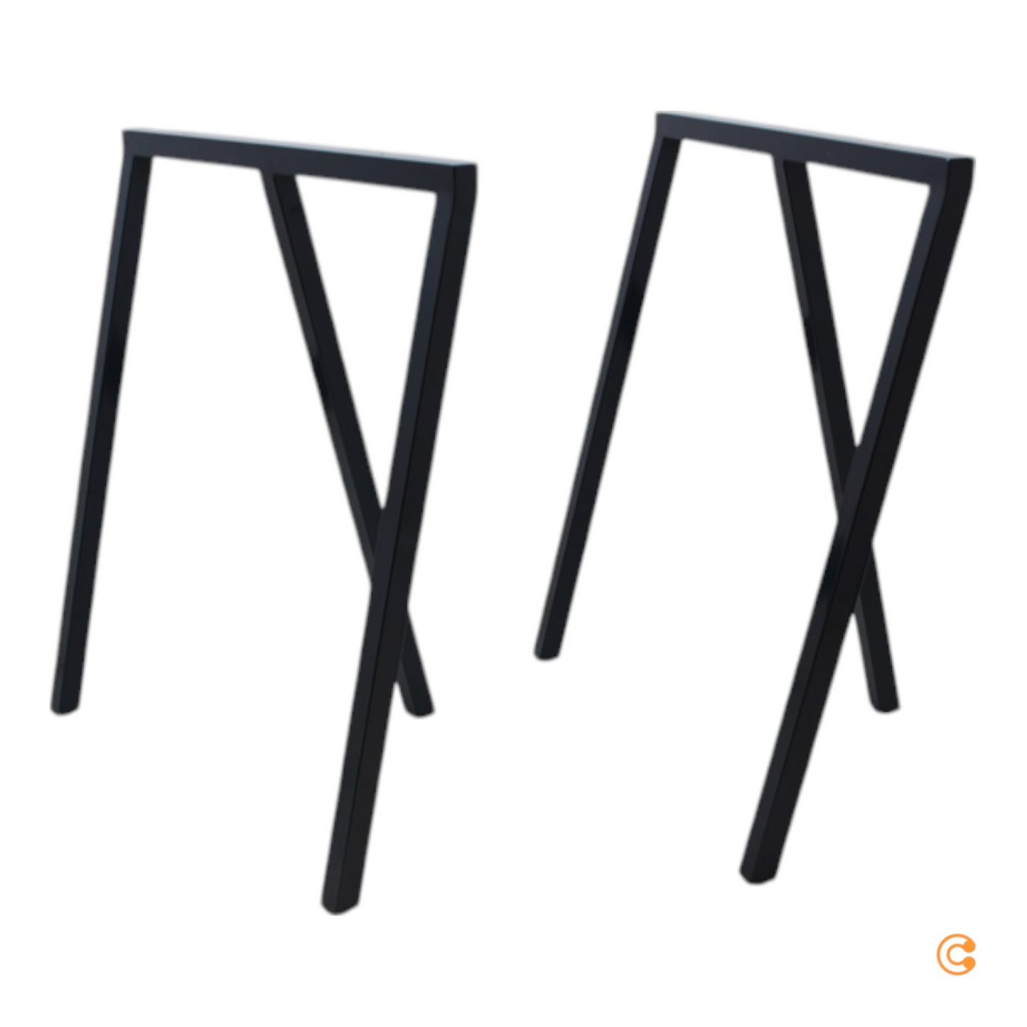 B-flokks Hay Loop borðbukkar, grind, borðfætur, borðstandur, djúpblár (sjá texta)