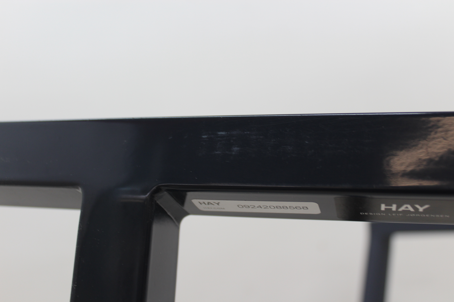 B-flokks Hay Loop borðbukkar, grind, borðfætur, borðstandur, djúpblár (sjá texta)