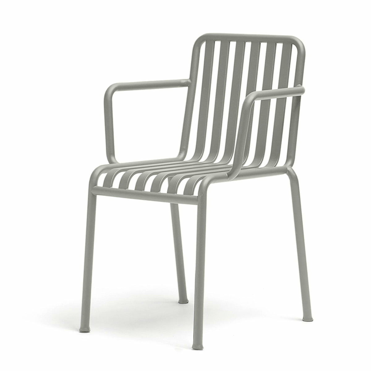 B-flokks Hay Palissade hægindastóll, garðstóll, veröndarstóll, stál, himingrár