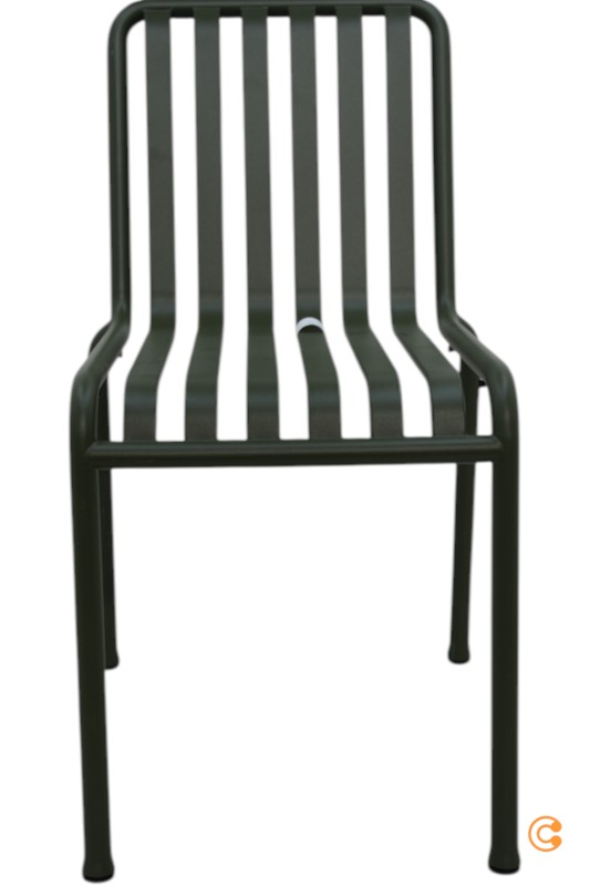 B-flokks Hay Palissade stóll, borðstofustóll, garðstóll, svalastóll, grænn. Sjá texta/mynd.