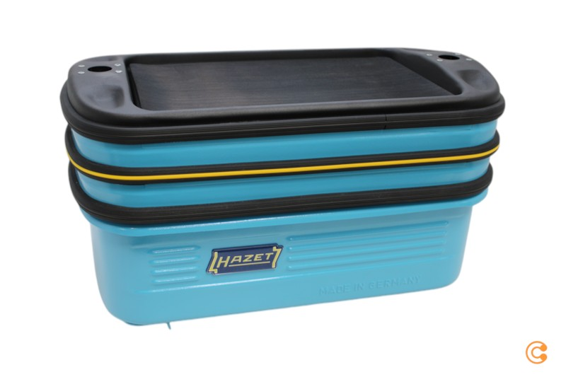 B-grade Hazet 166 N workshop trolley, sheet steel, tool trolley, rolling trolley. See text/photo