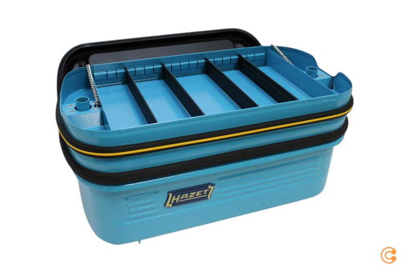 B-grade Hazet 166 N workshop trolley, sheet steel, tool trolley, rolling trolley. See text/photo