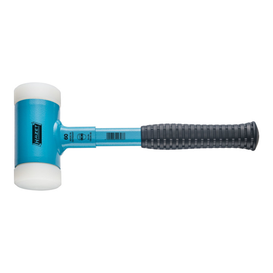 B-grade Hazet plastic hammer, impact tool, polyurethane heads, 60 mm, 1953 N 60