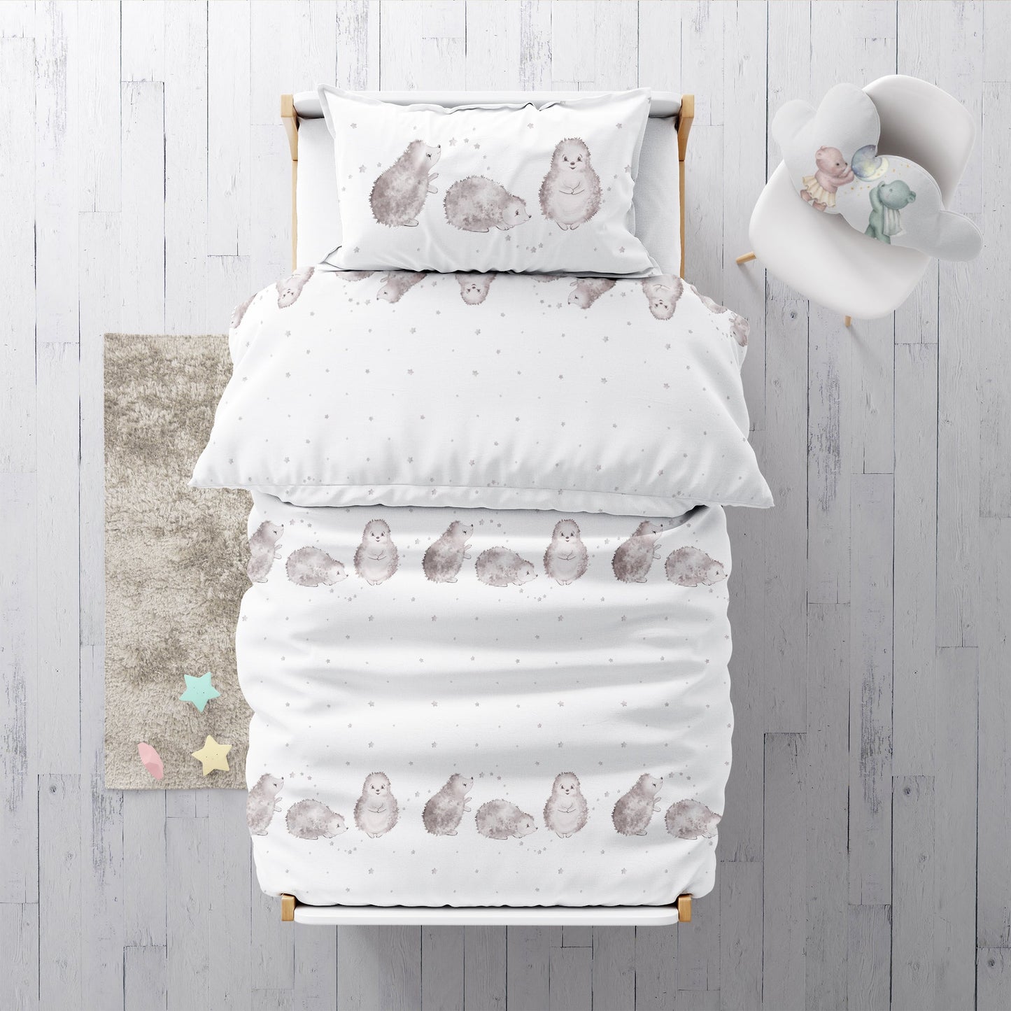 "Little Hedgehog" Premium Children's Bedding