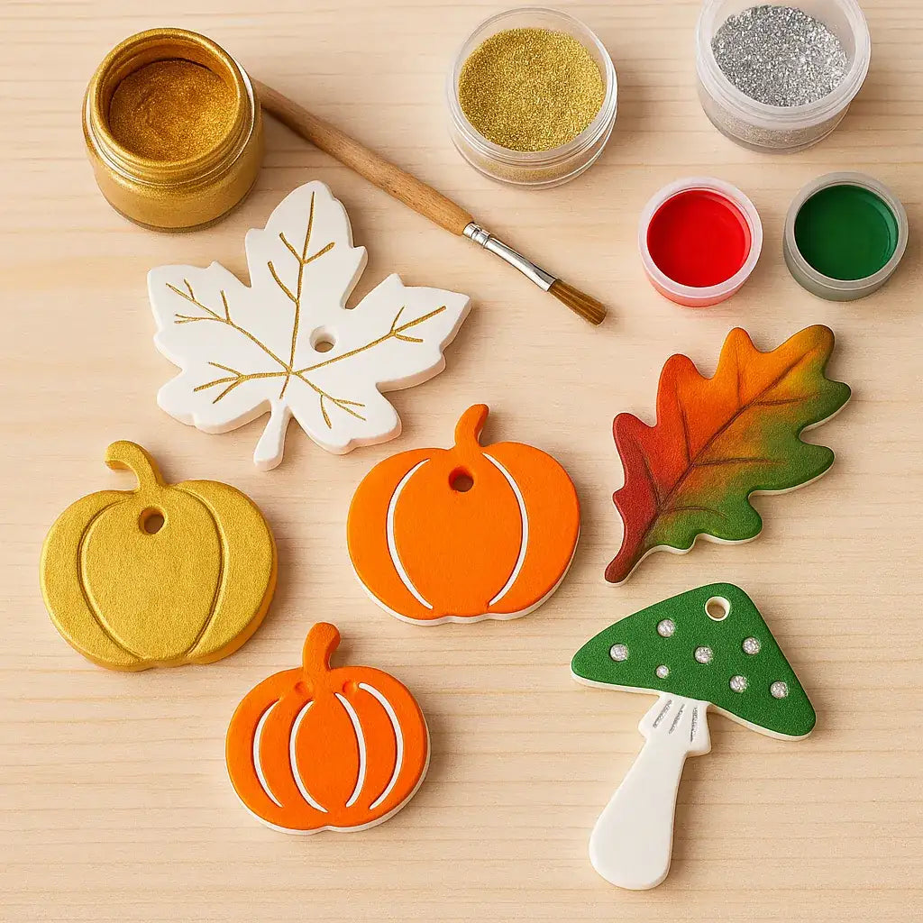 Herbstliche Anhänger – Blätter, Kürbisse & Pilze als stilvolle Dekoration