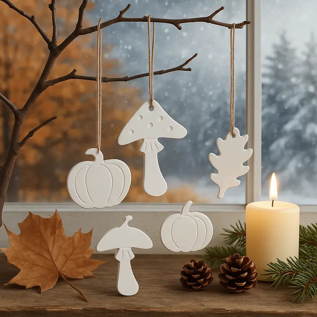 Herbstliche Anhänger – Blätter, Kürbisse & Pilze als stilvolle Dekoration
