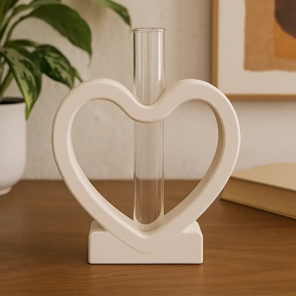 Herzförmiger Räucherstäbchenhalter – Handgefertigte Harmonie für dein Zuhause