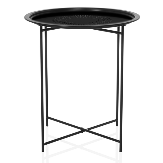 B-Ware Hjh Living Allrund Metall Schwarz Beistelltisch Couchtisch Sofatisch Tisch