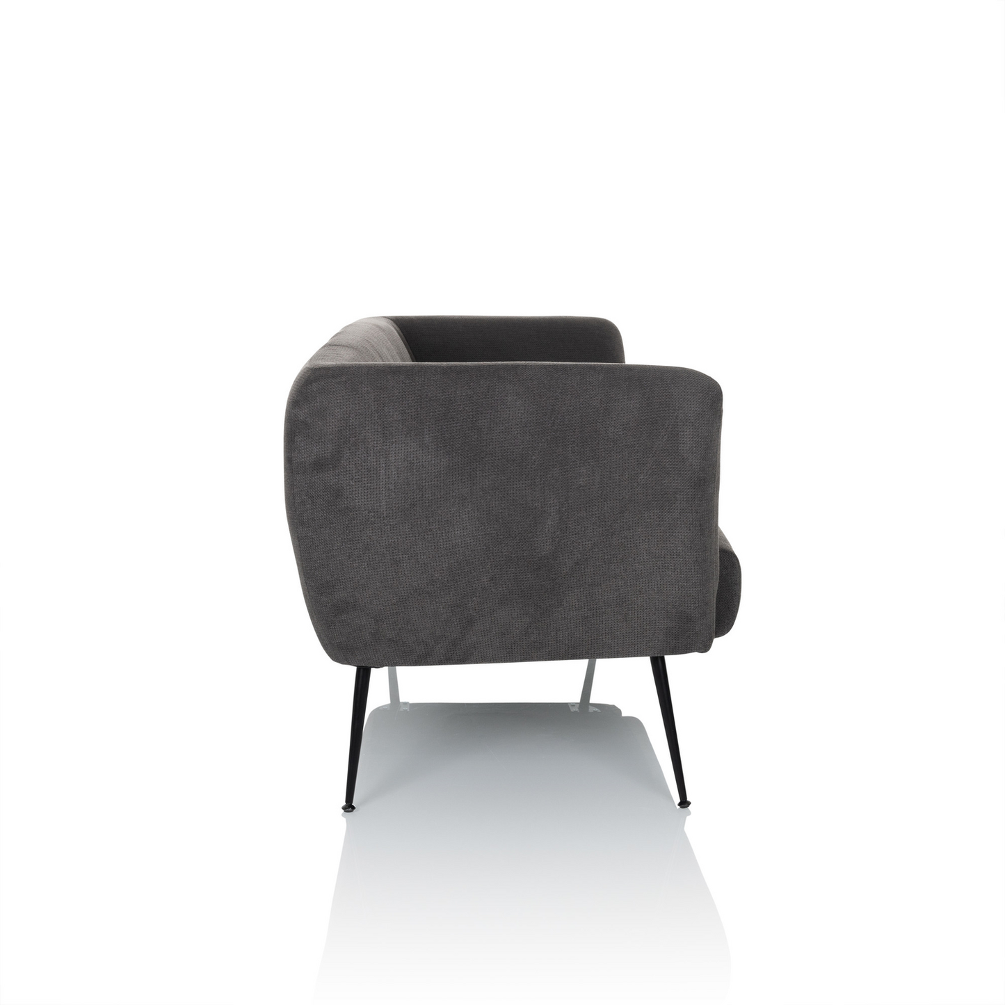 Hjh Living setustofa, sófi, Hayriver áklæði, grár sófi, stóll, húsgögn, stofustóll