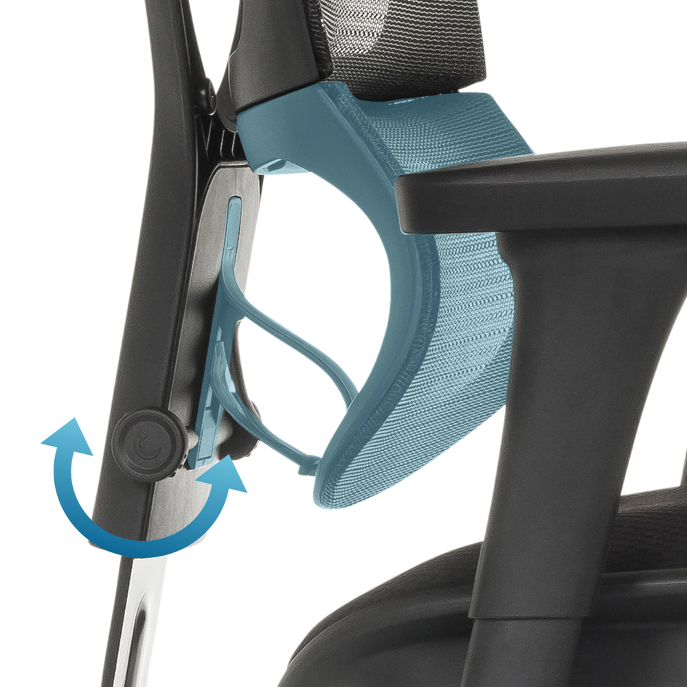 B-lager Hjh Office skrifstofustóll framkvæmdastjórnarstóll Ergohuman Slim Eco F Gen2 sæti hægindastóll með áklæði