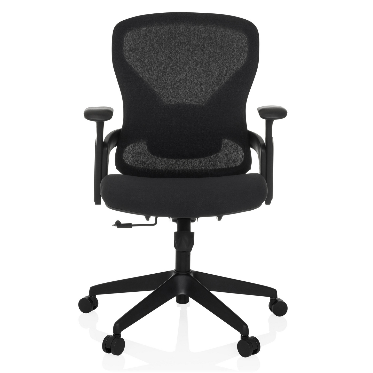 B-flokks Hjh skrifstofusnúningsstóll Nowum áklæði svartur stóll húsgögn hægindastóll skrifstofuhúsgögn