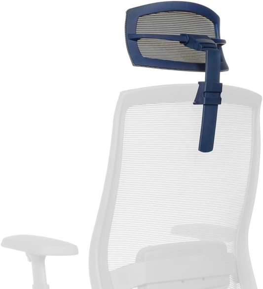 B-grade Hjh Office headrest, mesh fabric, blue, accessory suitable for Colore office chairs