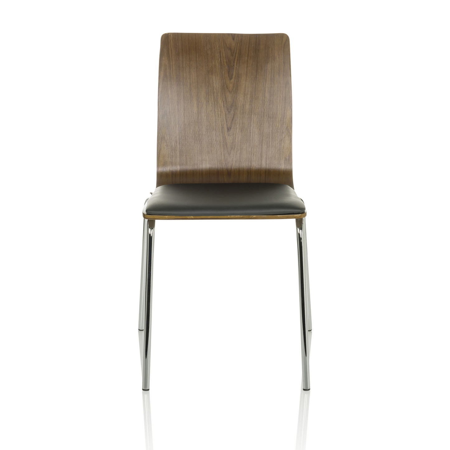 B-grade Hjh Office Peria conference chair, visitor chair, wooden shell, walnut, 2 pieces