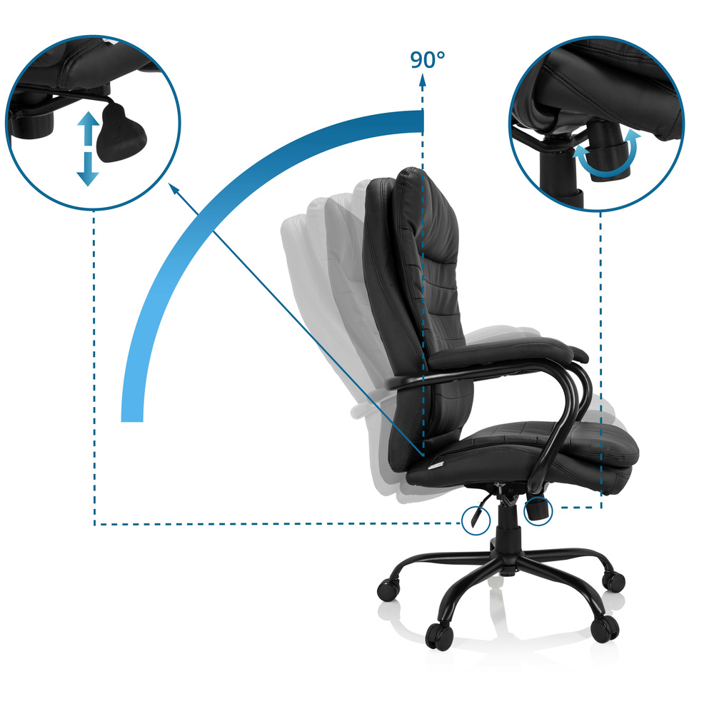 B-stock Hjh Office Relax XXL B swivel chair, office chair, desk chair. See text.