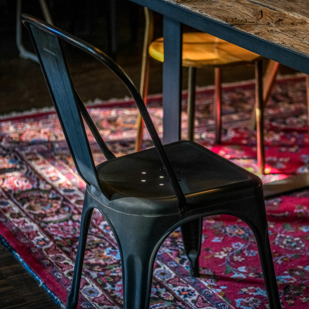 B-grade Hjh Office Chair, Bistro Chair, Vantaggio Brush, Black 950