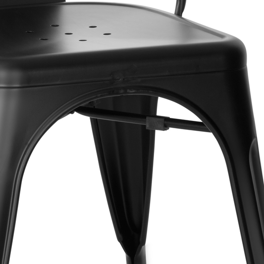 B-stock Hjh Office Chair, Bistro Chair, Vantaggio Brush, Black