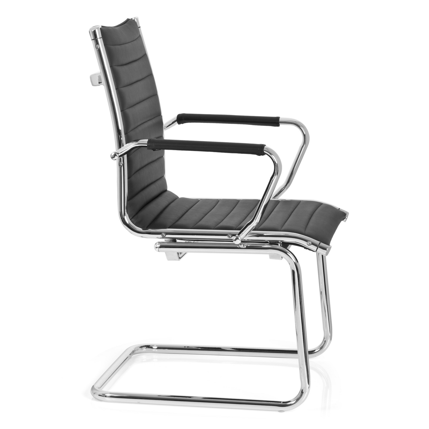 B-Ware Hjh Office Besucherstuhl Konferenzstuhl Stuhl Schwarz Armlehnen Sitz