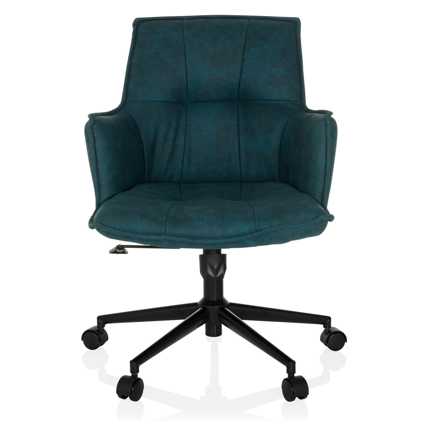 Hjh Living heimaskrifstofustóll, snúningsstóll, Solao Life efni, dökkblár stóll, hægindastóll