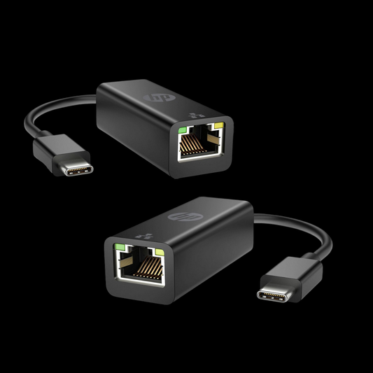 HP millistykki, USB-C Ethernet RJ45 G2 netviðmót, 2 stykki