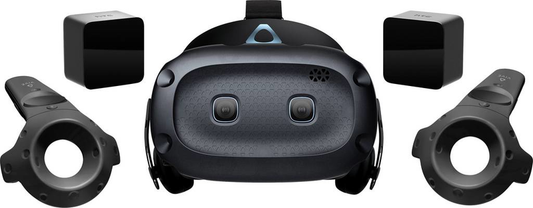 B-stock HTC Vive Cosmos Elite virtual reality headset including motion sensors. See text.