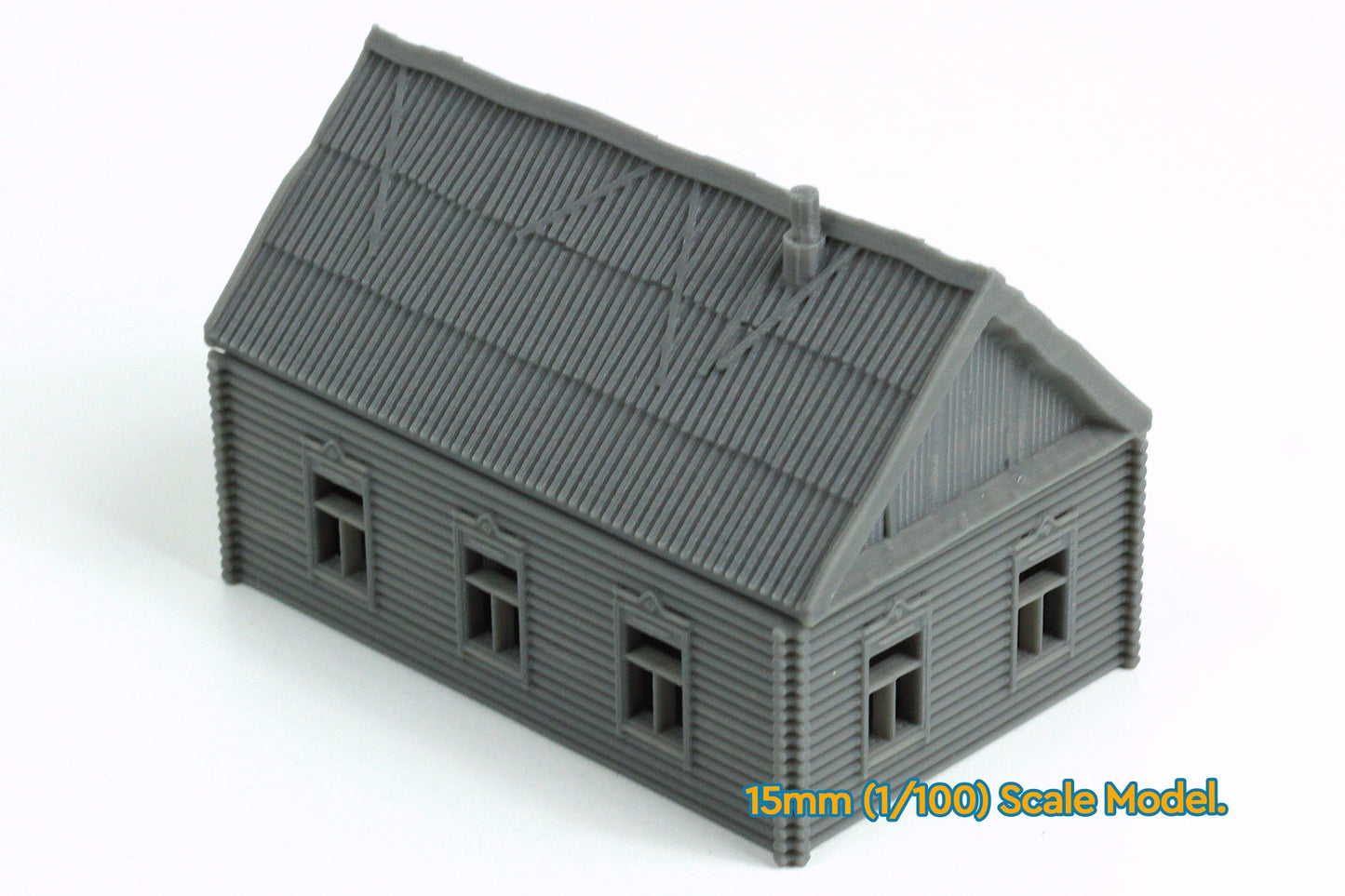 Russian Izba - Tabletop Wargaming WW2 Terrain | 15mm 20mm 28mm HO Miniature 3D Printed Model | Bolt Action
