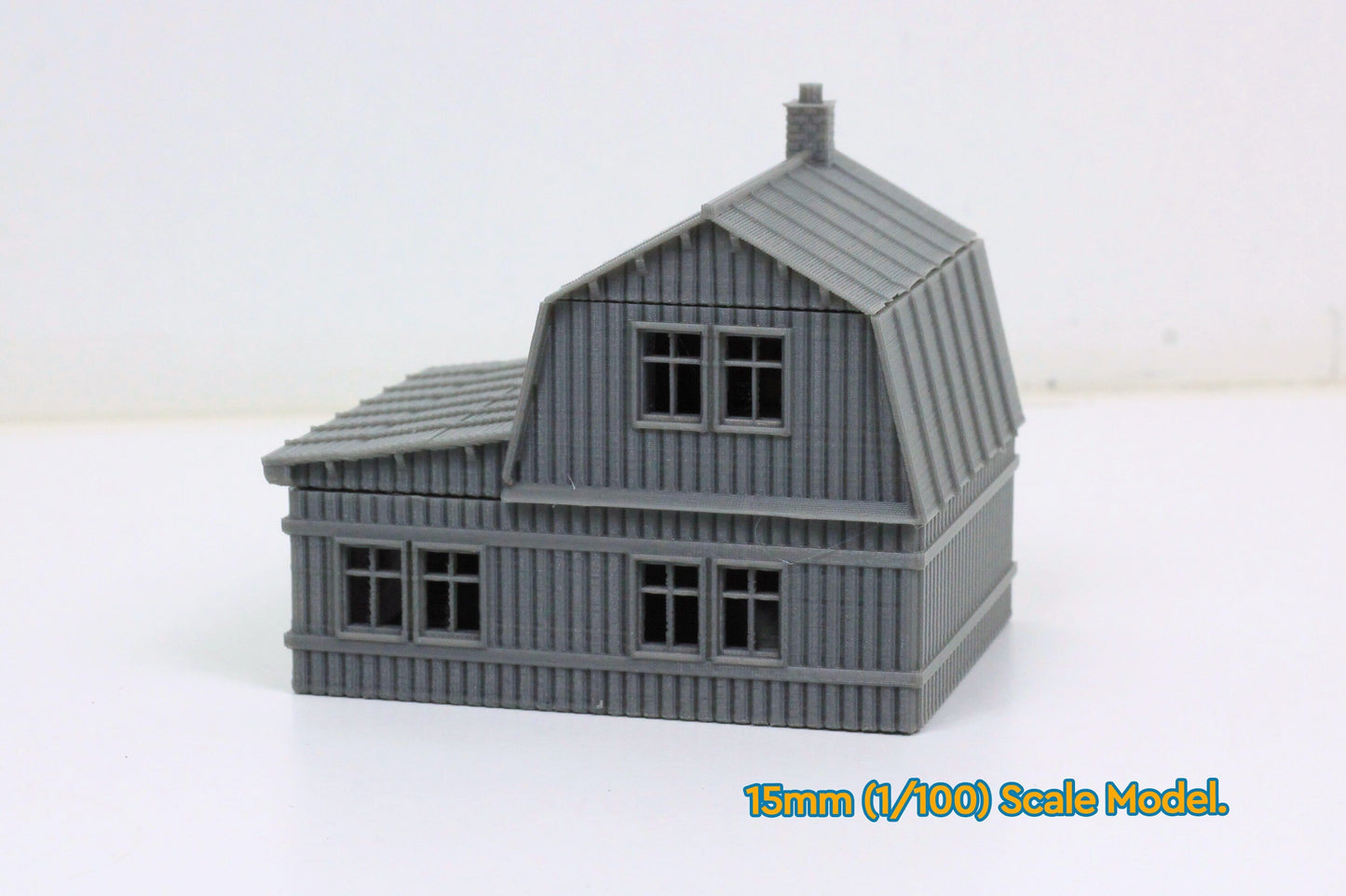 Traditional Soviet Dacha House - Tabletop Wargaming WW2 Terrain | 15mm 20mm 28mm HO Miniature 3D Printed Model | Bolt Action