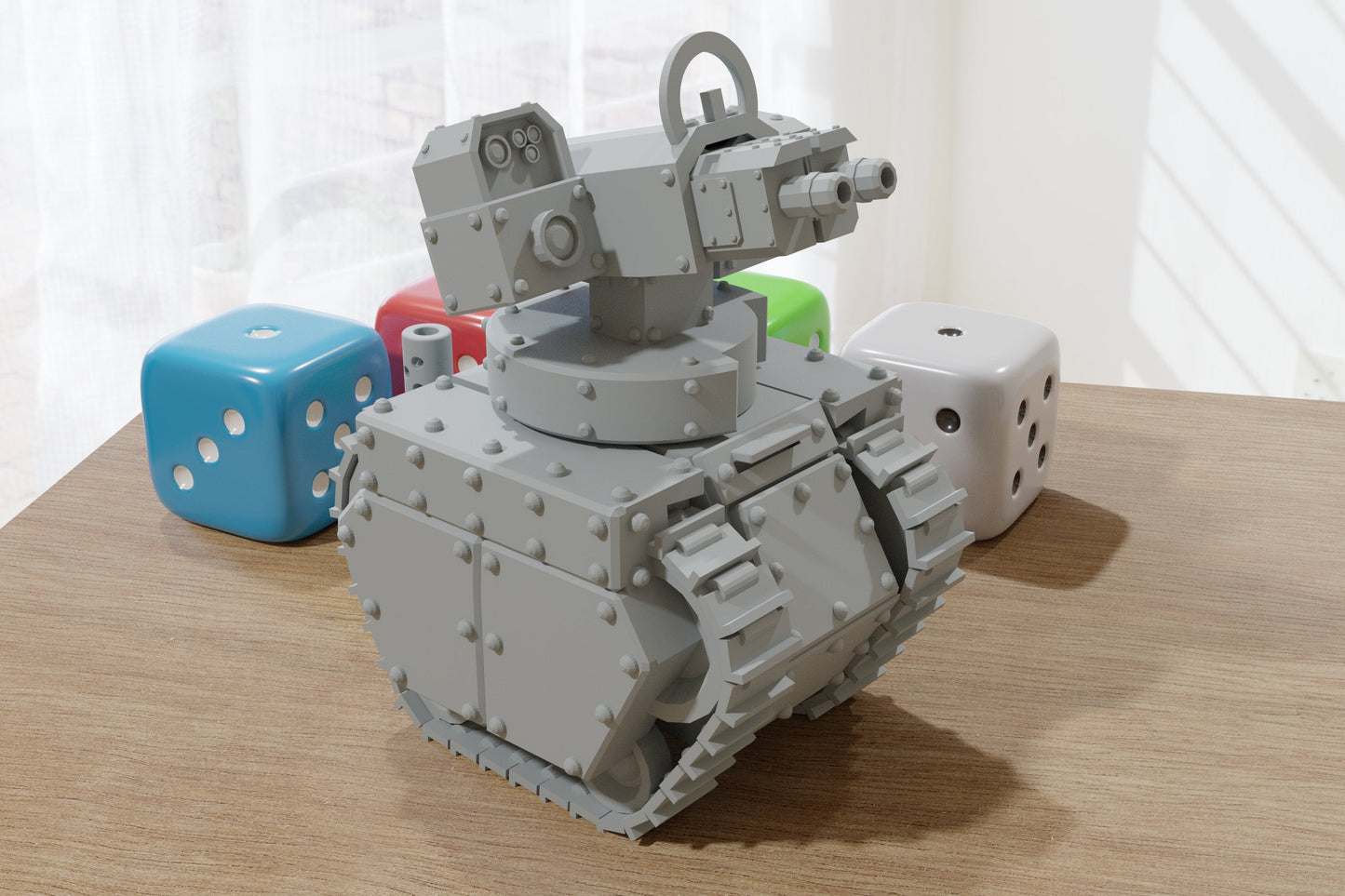 Sentry Bot Tanks - Resin 3D Printed Vehicles 28mm Scale for Tabletop RPG Wargames