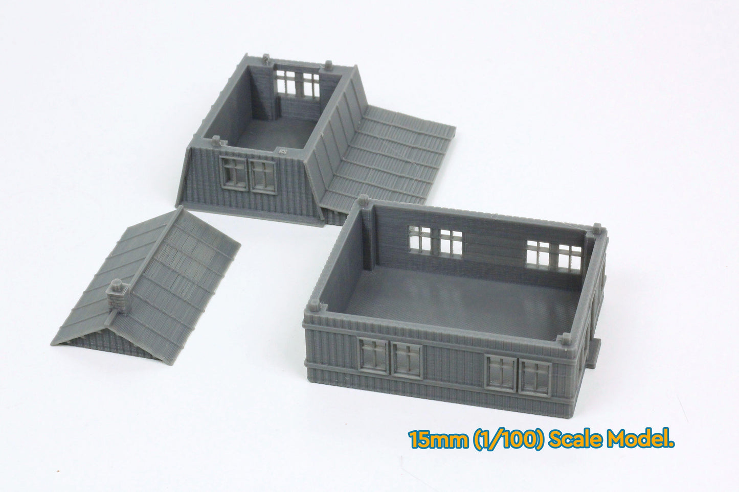 Traditional Soviet Dacha House - Tabletop Wargaming WW2 Terrain | 15mm 20mm 28mm HO Miniature 3D Printed Model | Bolt Action