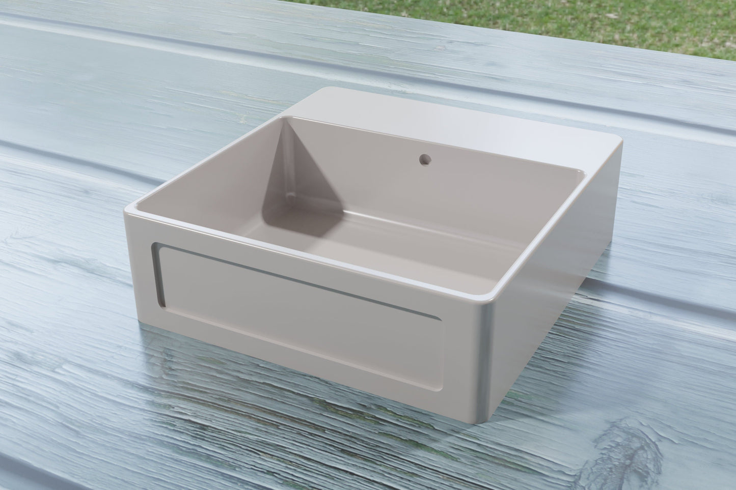 Modern Farmhouse Sink | 1:12, 18, 6 Scale Dollhouse Kitchen Furniture | 3D Printed Miniature