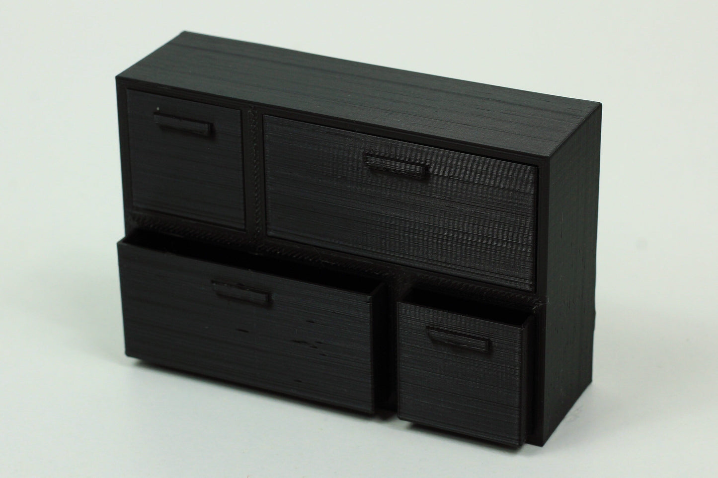 Modern Cupboard Combination | 1:12, 18 Scale Dollhouse Furniture | 3D Printed Storage Unit