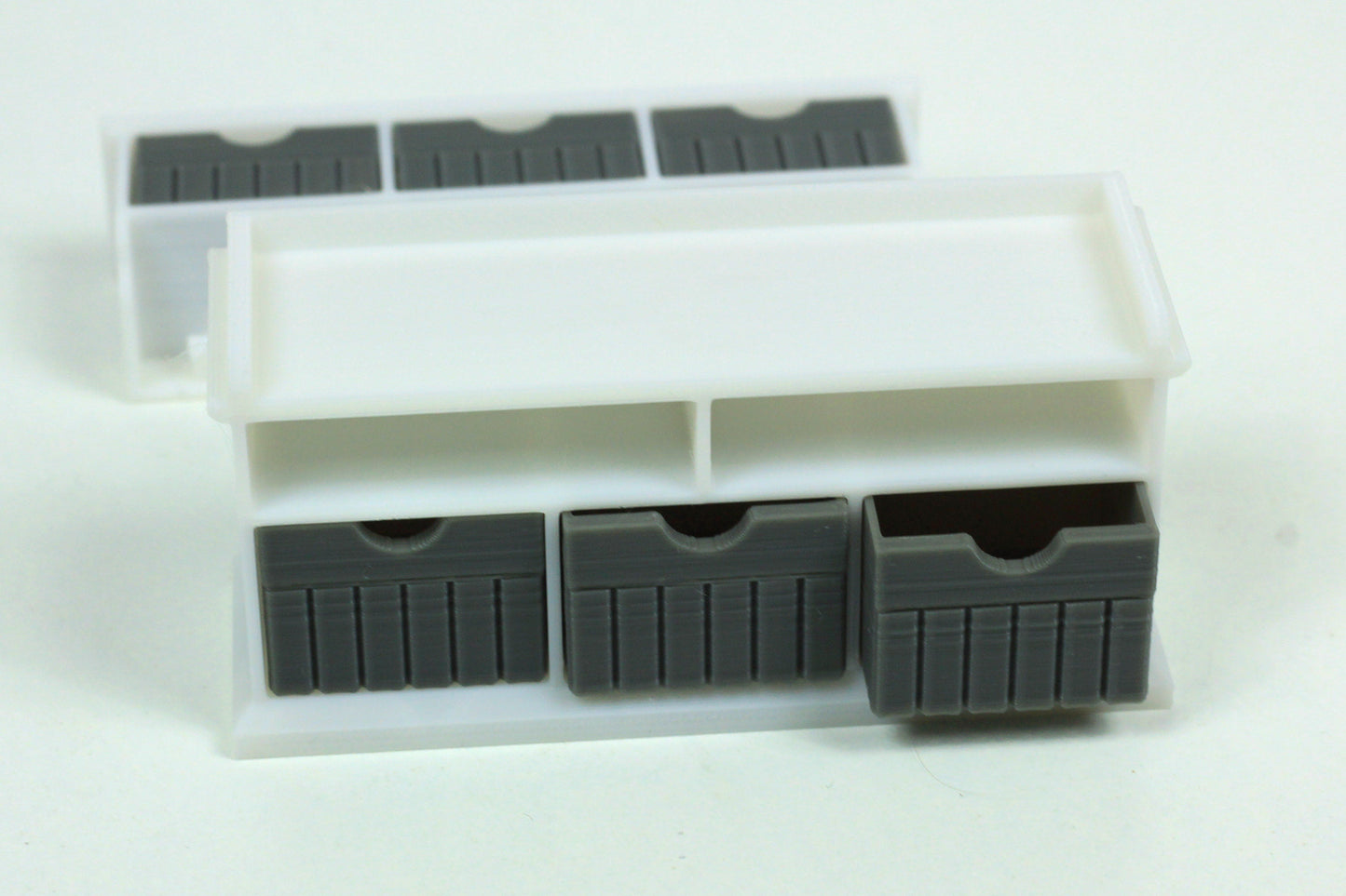 Entryway Wardrobe Set | 1:12 Scale Dollhouse Furniture | 3D Printed Modern Miniature