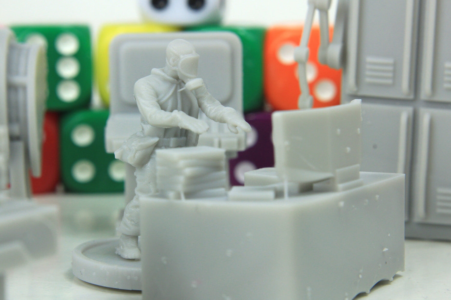 Human Research Laboratory Terrain Set -  Zona Alfa - Miniature Gaming Tabletop RPG - 28mm / 32mm Wargaming Minifigures